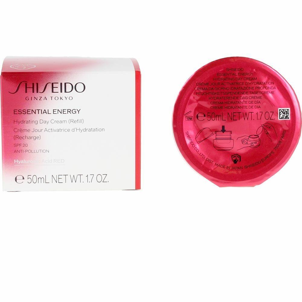 Fugtgivende creme Shiseido Essential Energy Genopfyldning: Spf 20 (50 ml)