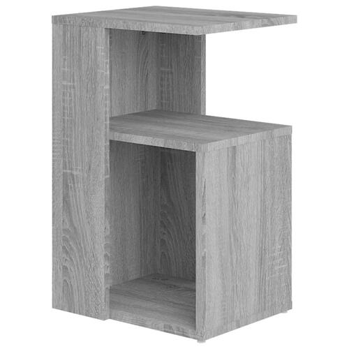 Sidebord 36x30x56 cm konstrueret træ grå sonoma-eg
