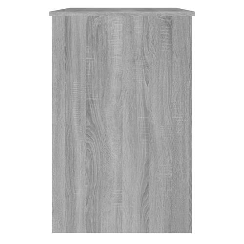 Skrivebord 100x50x76 cm konstrueret træ grå sonoma-eg