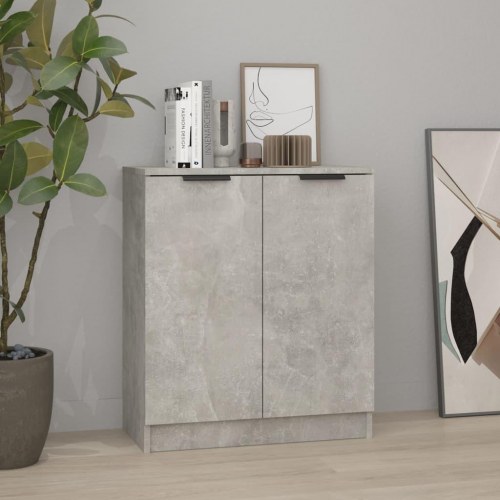 Skænk i konstrueret træ 60 x 30 x 70 cm - betongrå