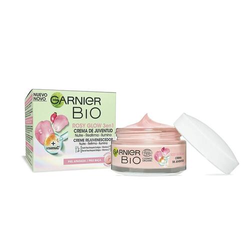 Creme med opstrammende effekt Garnier Garnier Bio 3-i-1 50 ml