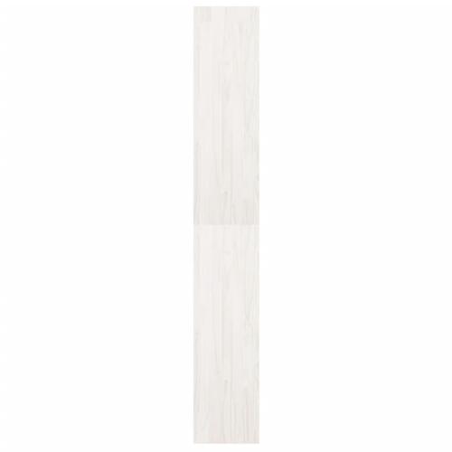 Bogreol/rumdeler 40x30x199 cm massivt fyrretræ hvid