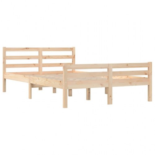 Sengeramme uden madras 120x200 cm massivt træ