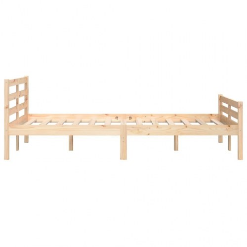 Sengeramme uden madras 120x200 cm massivt træ