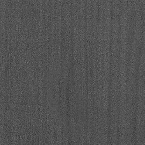 Bogreol/rumdeler 40x30x199 cm massivt fyrretræ grå
