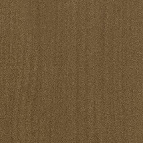Bogreol/rumdeler massivt fyrretræ gyldenbrun