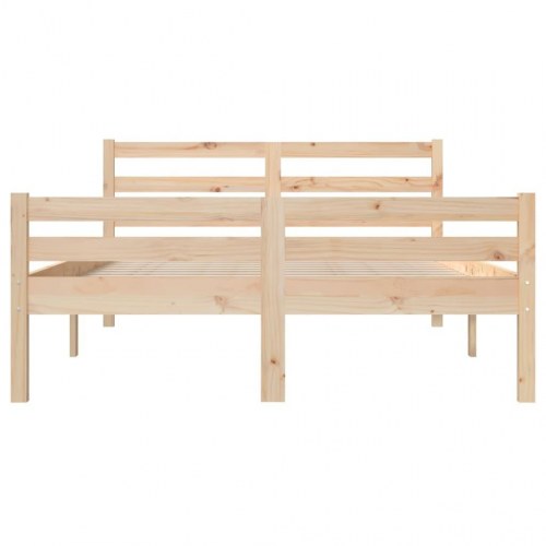 Sengeramme uden madras i massivt fyrretræ 160 x 200 cm