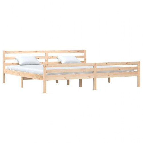 Sengeramme i massivt fyrretræ 200 x 200 cm