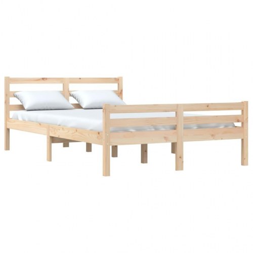 Sengeramme i massivt fyrretræ 135 x 190 cm