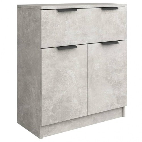 Skænk 60 x 30 x 70 cm i konstrueret træ - betongrå