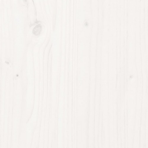 Sengeramme 90×190 cm - single i massivt fyrretræ, hvid