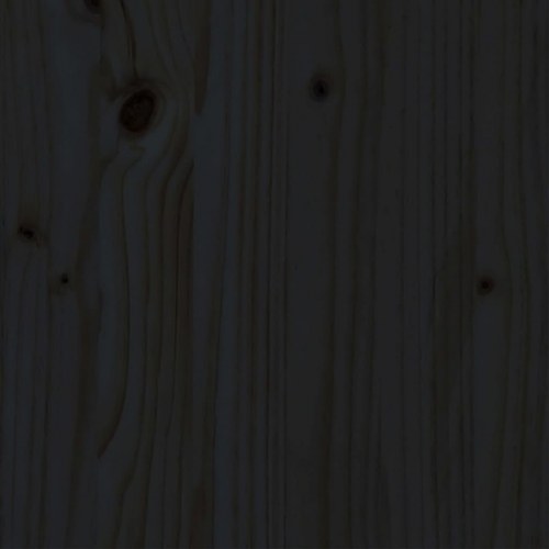 Sengeramme 120x190 cm Small Double massivt træ sort