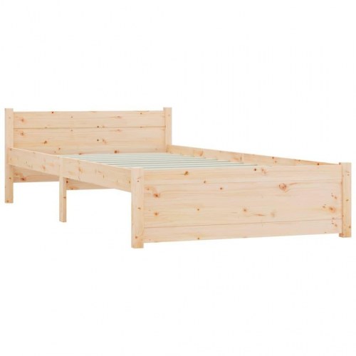 Sengeramme 90x200 cm i massivt fyrretræ - enkeltmandsseng