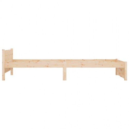 Sengeramme 90x200 cm i massivt fyrretræ - enkeltmandsseng