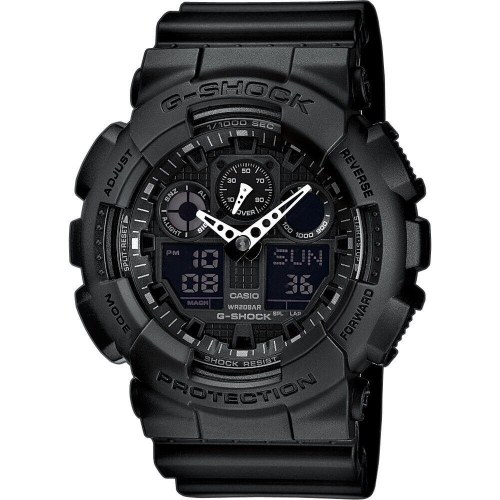 Herreur Casio G-Shock GA-100-1A1ER - sort armbåndsur