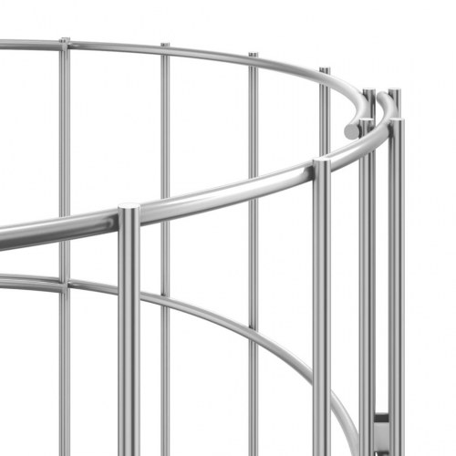 Gabionsøjle Ø30x50 cm galvaniseret stål rund