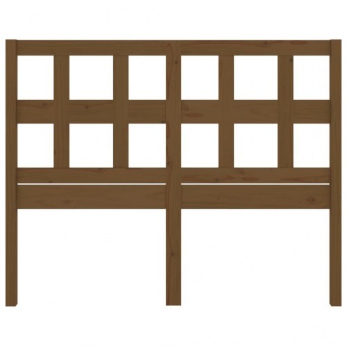 Sengegærde 185,5x4x100 cm massivt fyrretræ gyldenbrun