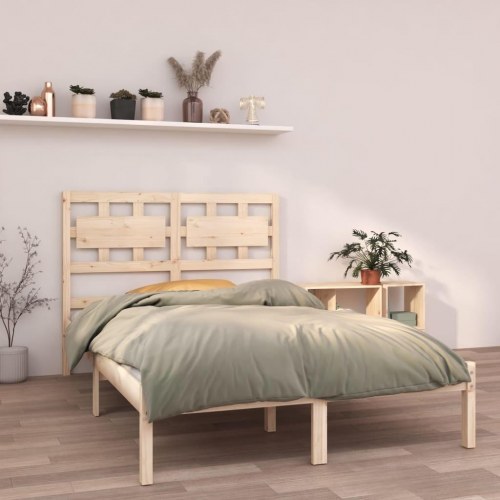 Sengeramme 135x190 cm massivt træ