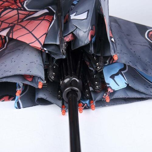 Foldbar Paraply Spiderman Grå (Ø 92 cm)