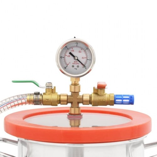 Vakuumkammer med 2-trins pumpe 5,5 l