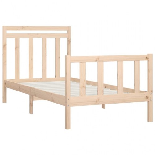Sengeramme 90x200 cm massivt fyrretræ