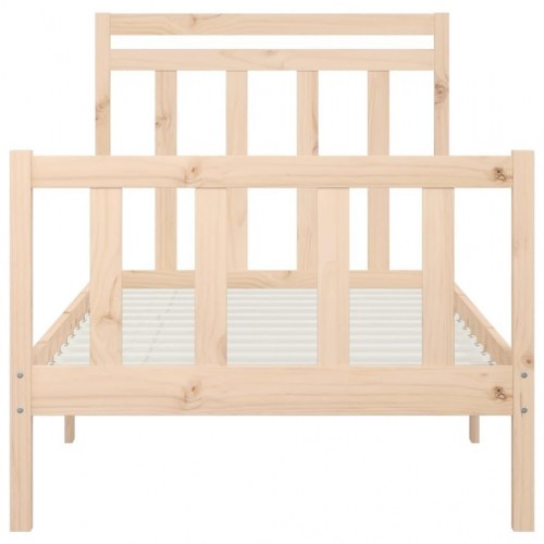 Sengeramme 90x200 cm massivt fyrretræ
