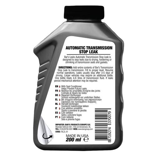 Additiver til automatisk transmission Bar's Leaks BARSTAL2L91 (200 ml)