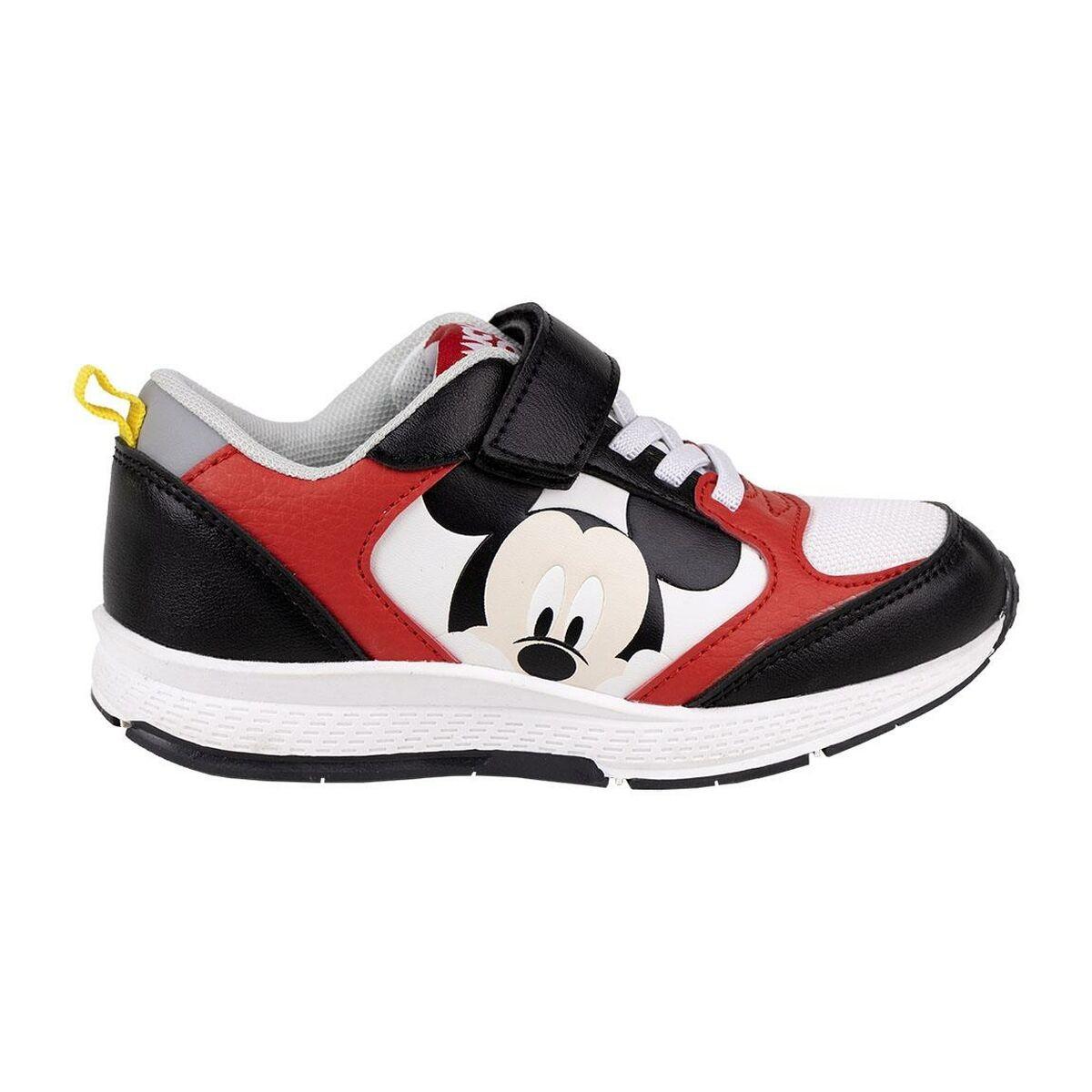 Mickey Mouse sportssko til børn - sort/rød, str. 27