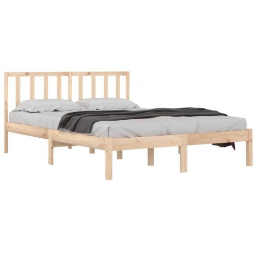 Sengeramme 180x200 cm massivt fyrretræ