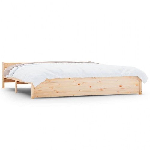 Sengeramme 180x200 cm massivt fyrretræ