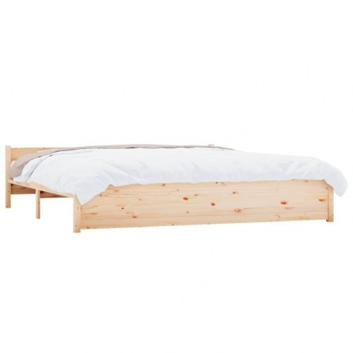 Sengeramme 180x200 cm massivt fyrretræ