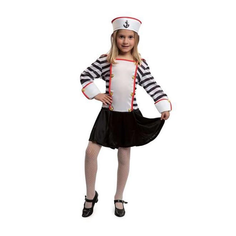 Kostume til børn Matros kvinde 7-9 år