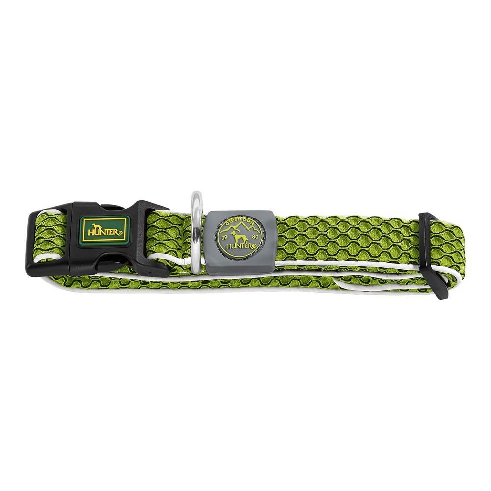 Hunter Hundehalsbånd Basic Gevind S - Lime (30-43 cm)