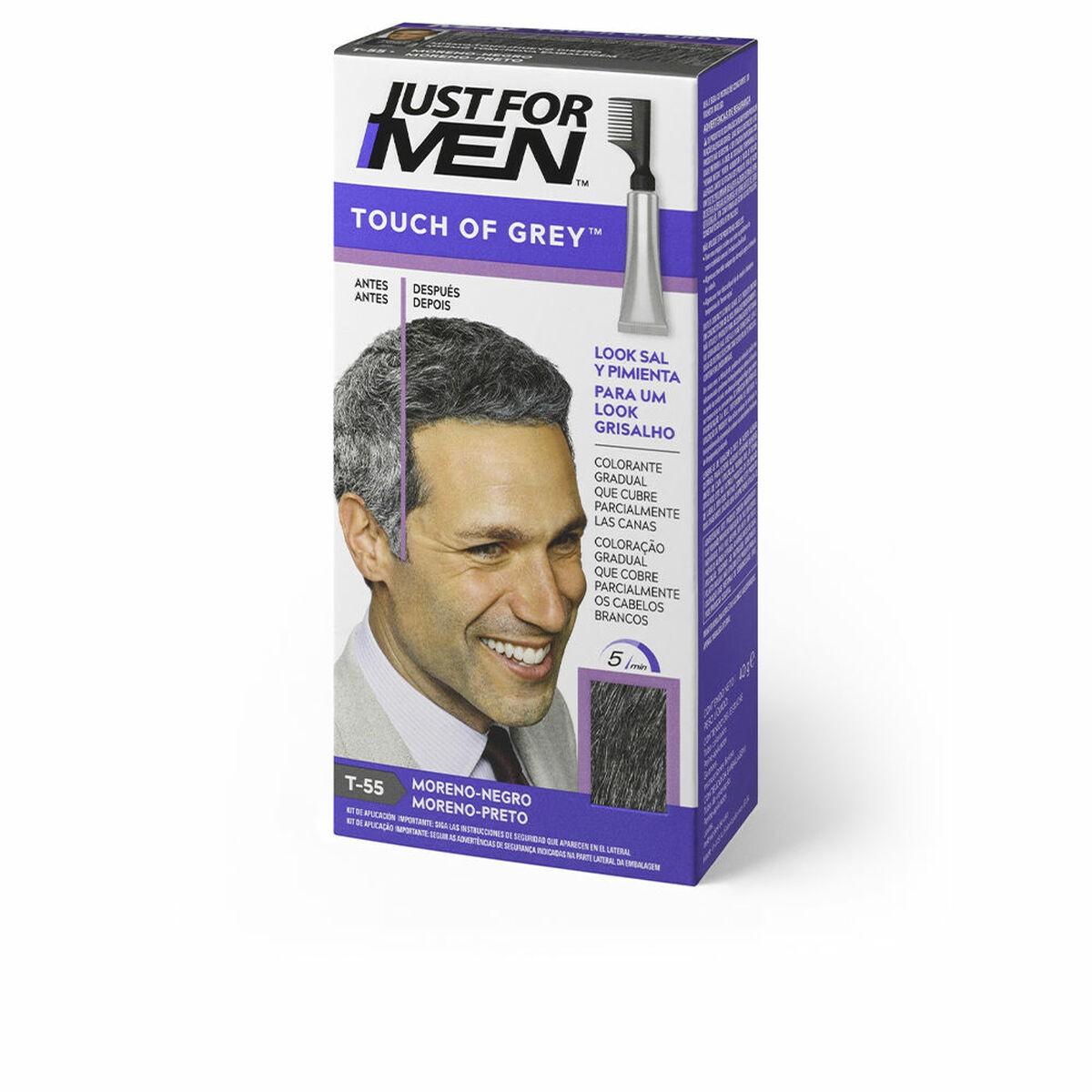 Anti Age Farvegel Just For Men Touch Grey Brunette Sort