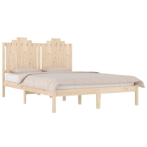Sengeramme 200x200 cm massivt fyrretræ