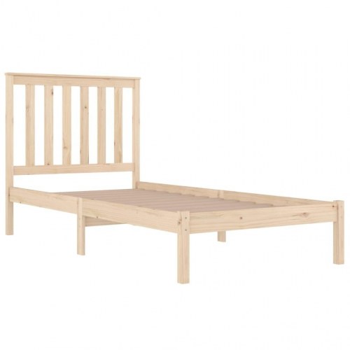 Sengeramme i massivt fyrretræ 75 x 190 cm - small single