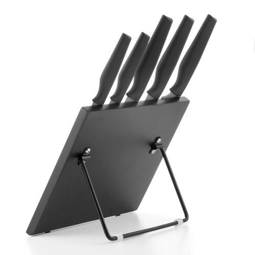 Bravissima Kitchen Knive Med Magnetisk Holder (6 dele) Rød