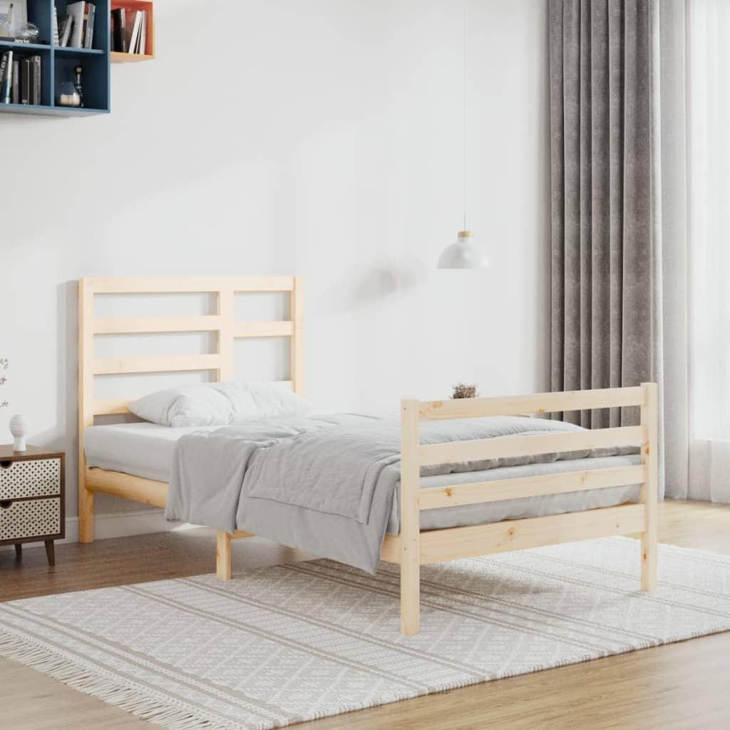 Sengeramme 100x200 cm massivt træ