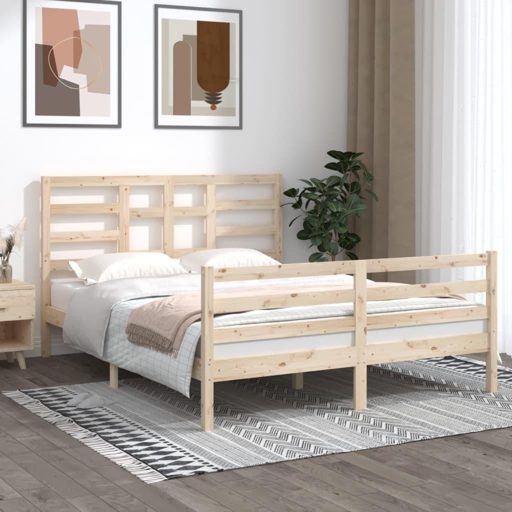 Sengeramme 150x200 cm massivt træ