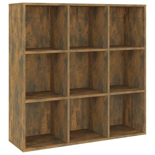 Bogreol 98x29x97,5 cm røget egetræsfarve