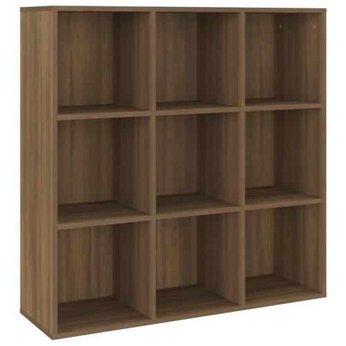 Bogreol 98x29x97,5 cm brun egetræsfarve
