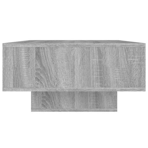Sofabord 105x55x32 cm konstrueret træ grå sonoma-eg