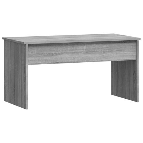 Sofabord 102x50,5x52,5 cm konstrueret træ grå sonoma-eg