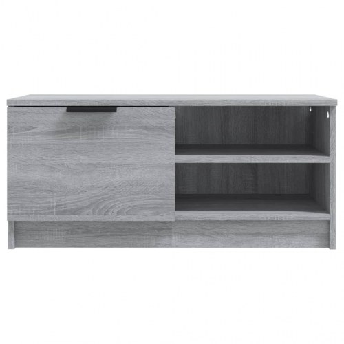 Tv-borde - sæt af 2 i grå sonoma-eg, 80×35×36,5 cm