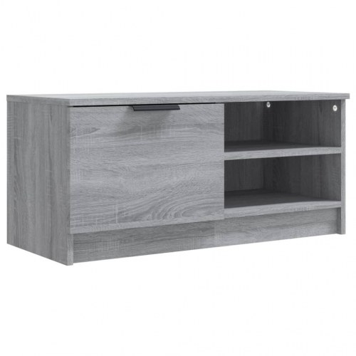 Tv-borde - sæt af 2 i grå sonoma-eg, 80×35×36,5 cm
