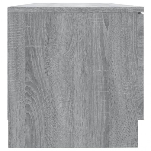 Tv-borde - sæt af 2 i grå sonoma-eg, 80×35×36,5 cm