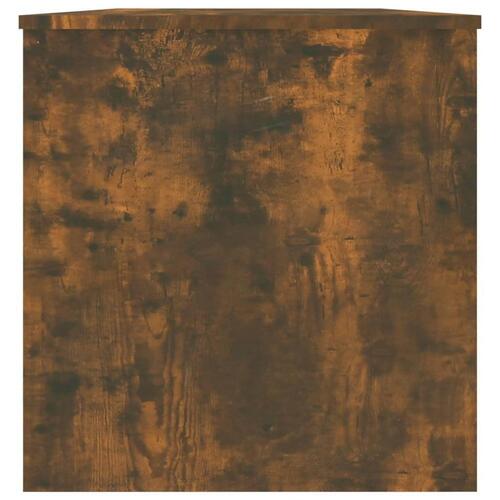 Sofabord 102x50x52,5 cm konstrueret træ røget egetræsfarve