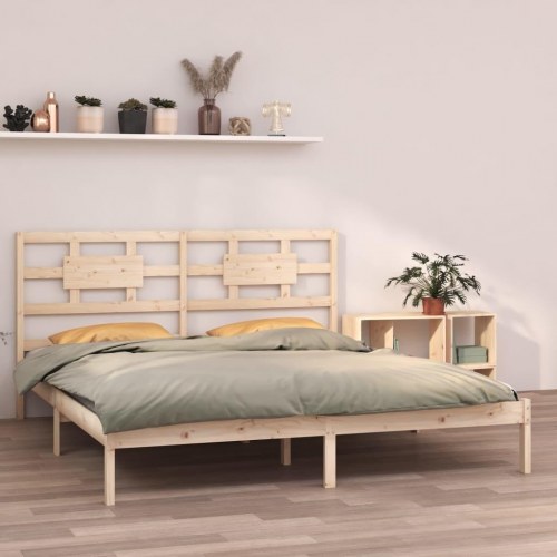 Sengeramme 180x200 cm massivt fyrretræ