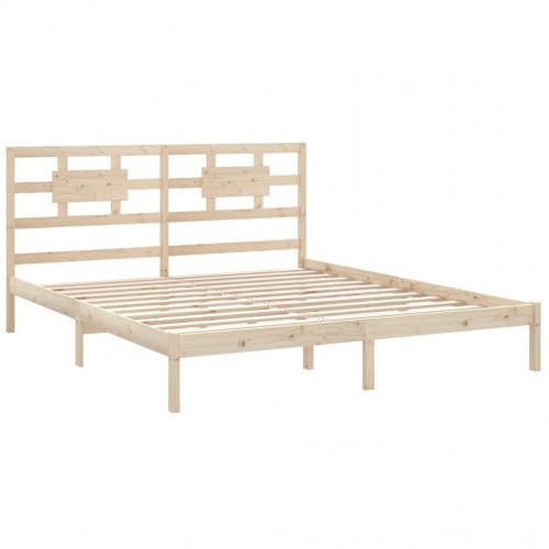 Sengeramme 180x200 cm massivt fyrretræ