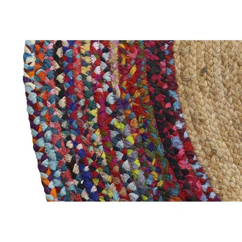 Tæppe Polyester Bomuld Multifarvet Jute (160 x 160 x 0,7 cm)